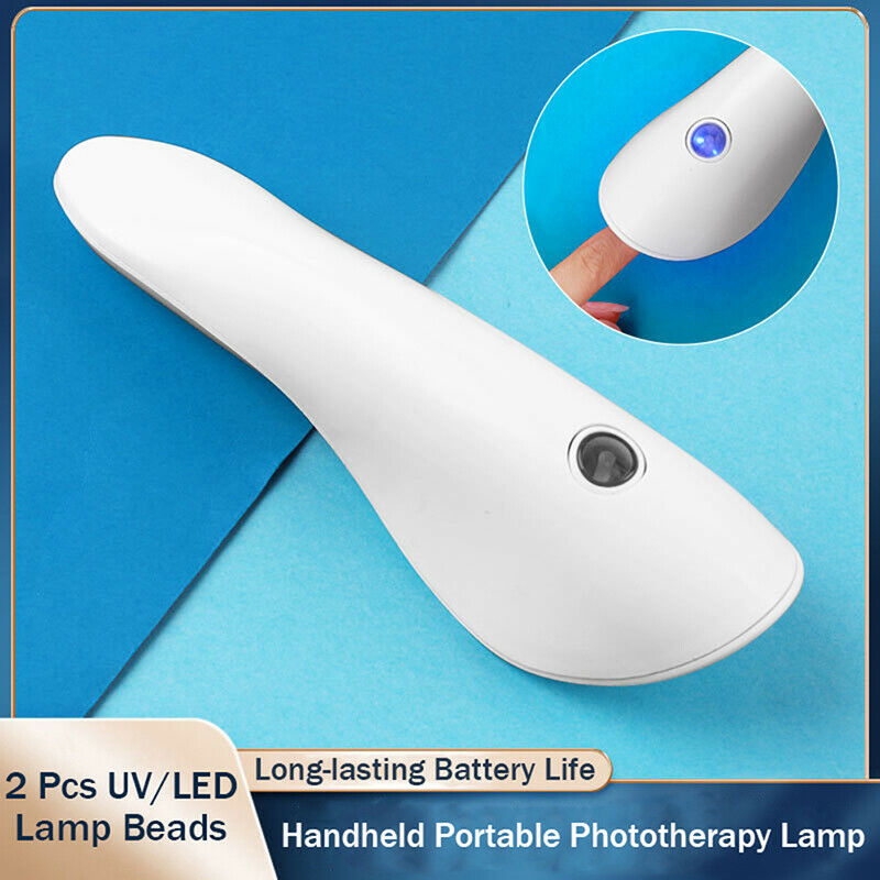 Handheld Nail Dryer 2 UV Lamps Light Quick Dry Mini Phototherapy Lamp ManicuFCA