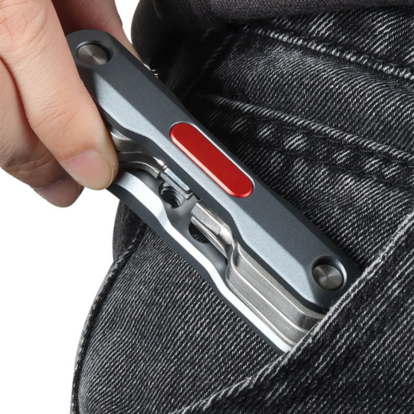 6 in 1 Folding Tool Set Portable 6 Functional Tools Included for DSLR Camera