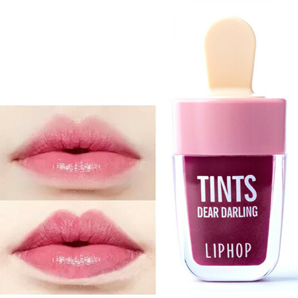 Long Lasting Lip Stain Lip Water Tint Makeup Matte Gloss Set Pale Mauve