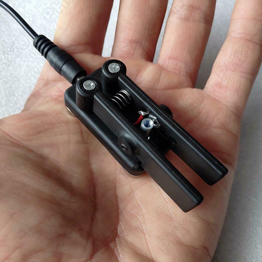Black Dual Paddle Automatic Key Shortwave Radio CW Morse Code Base Magnetic 1x