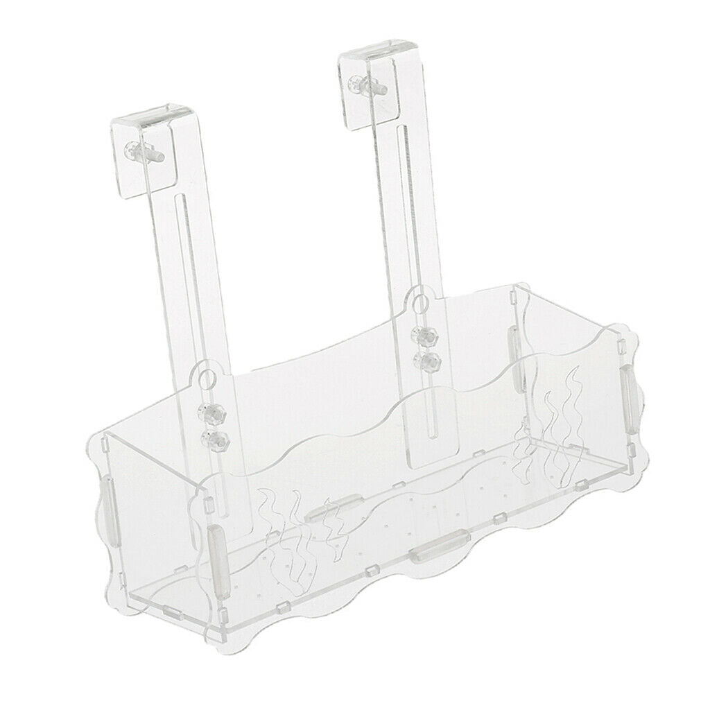 Red Shrimp Aquarium Fish Tank Aquatic Acrylic Pot Plant Cup Holder Aquarium