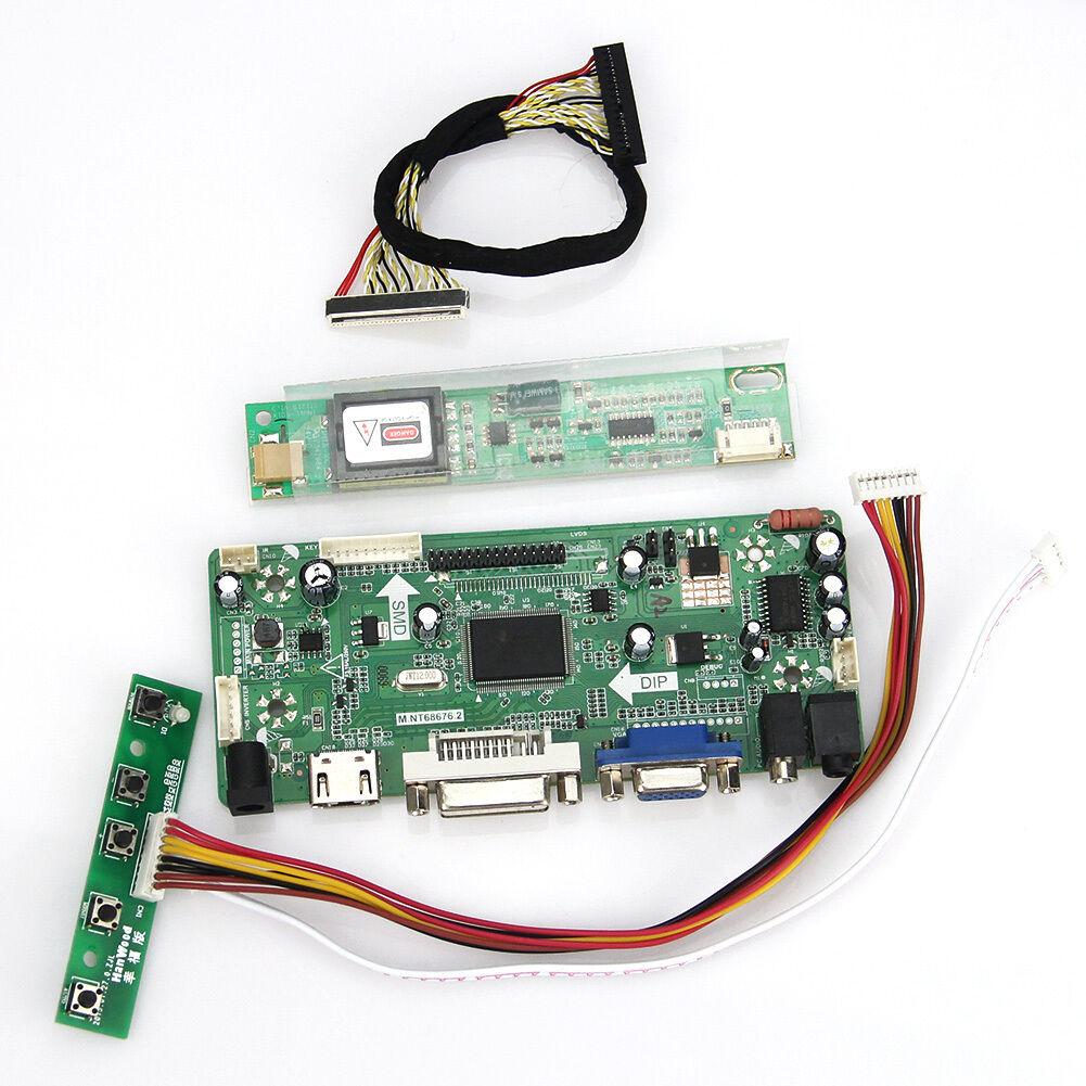 for LT141X7-124 L141X1 1024x768 14.1" LCD Controller Board(HDMI+VGA+DVI)