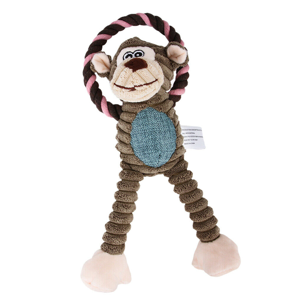 Chewing Toys Dogs Squeaky Toys For Small Medium Large Dog Playing Monkey
