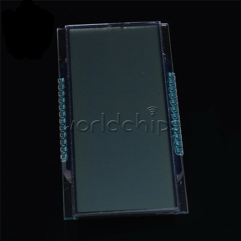 3.3V 1/4 Duty GDC03849 Double Row Segment Temperature Humidity LCD Display