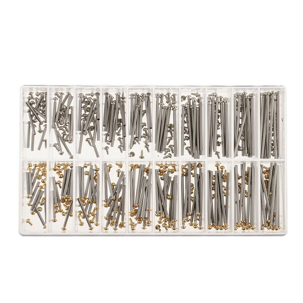 Replacement Iron Screws Assortment Kits Watch Repair Tools Box 10mm-28mm