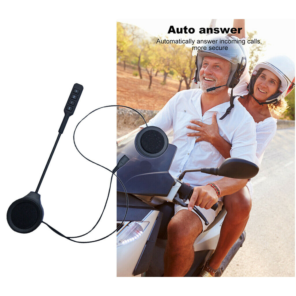 Motorcycle Wireless Helmet Bluetooth 4.1 Headset Handsfree Voice Mic Stereo