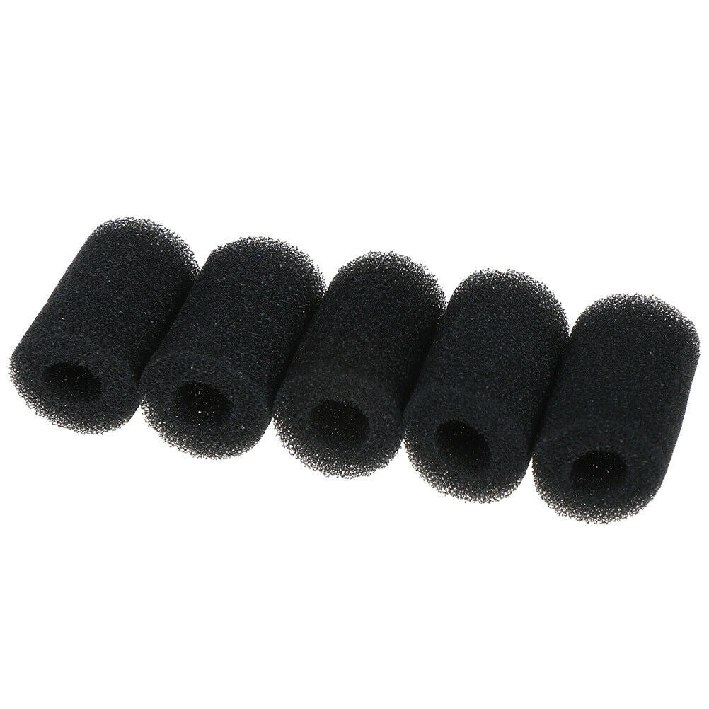 5x Sponge Aquarium Filter Protector Cover For Fish Tank Inlet Pond Black F.l8