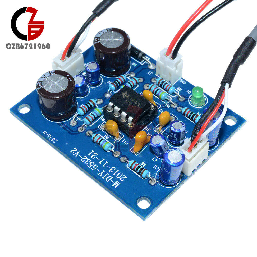 NE5532 OP AMP HIFI Preamplifier Signal Amplification Board for Bluetooth Pre-amp
