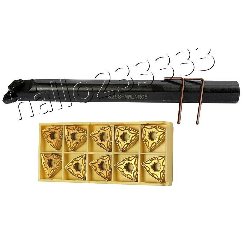 S25S-MWLNR08 lathe External Turning Tool Holder+WNMG080408-MA BP010 CNC inserts