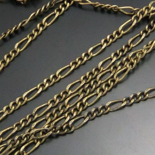 5 Meters Antiqued Bronze Unfinished Cable Chains Brass Necklace Pendant Findings