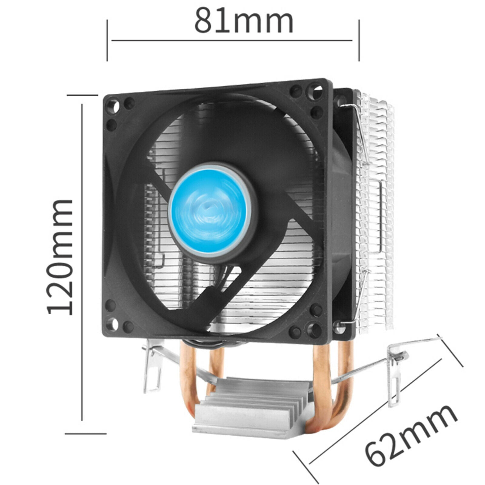 Desktop CPU Cooling Fan Radiator Cooler Replacements for INTEL LGA1156 LGA775