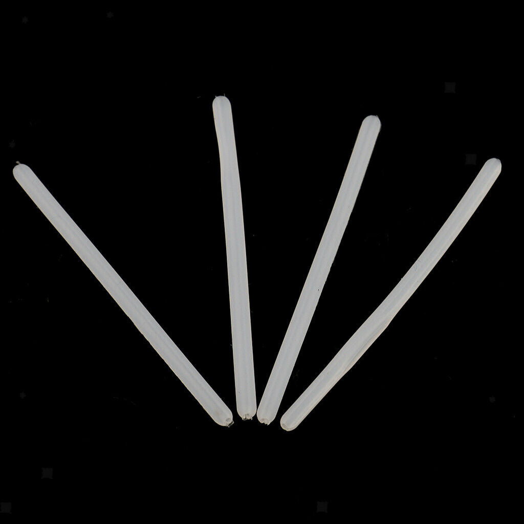 10x Silicone Eyeglasses Temple Covers Glasses Frame Tubes Replacement - White