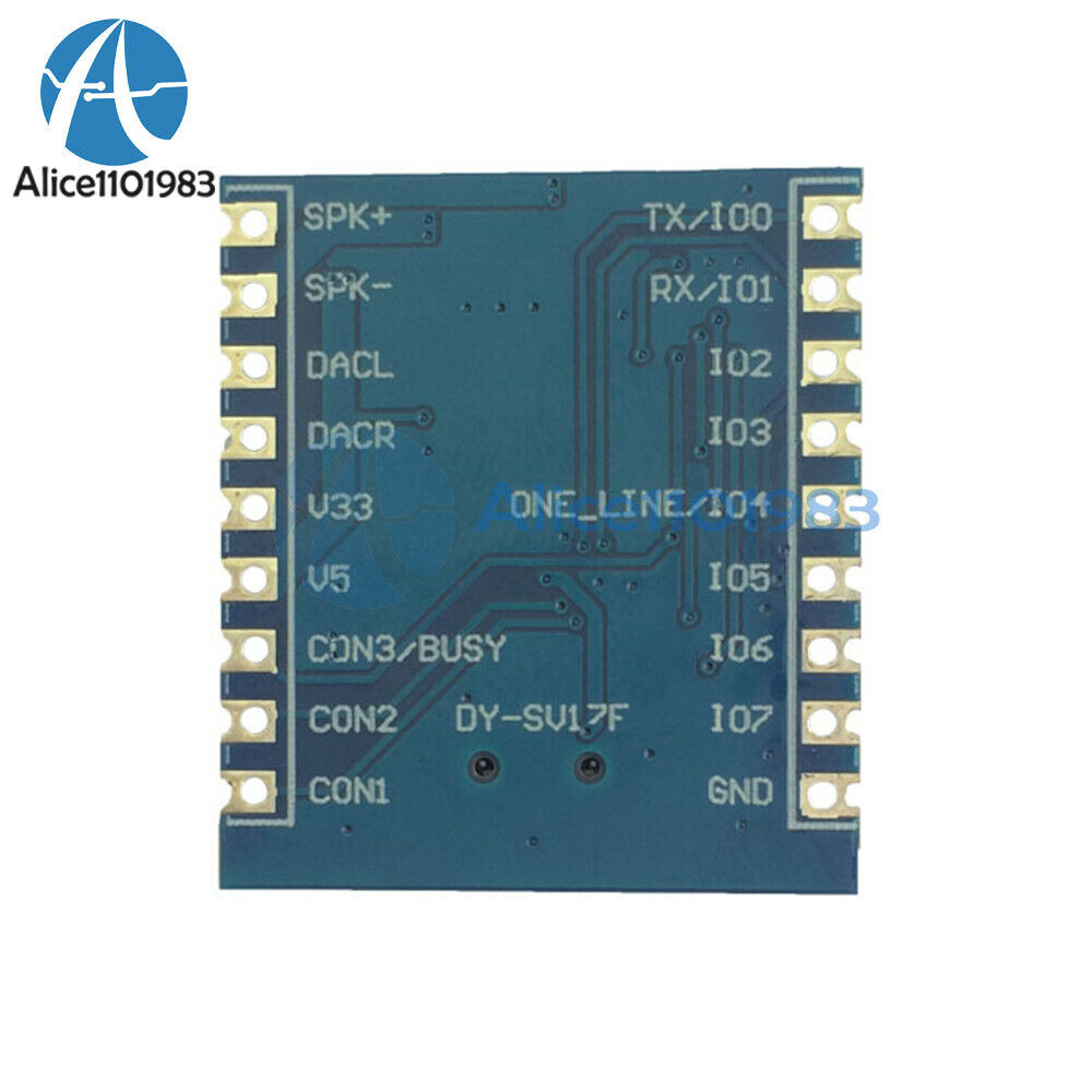 10PCS Mini MP3 Player Voice Module USB Download Flash Audio Module IO Trigger 5W