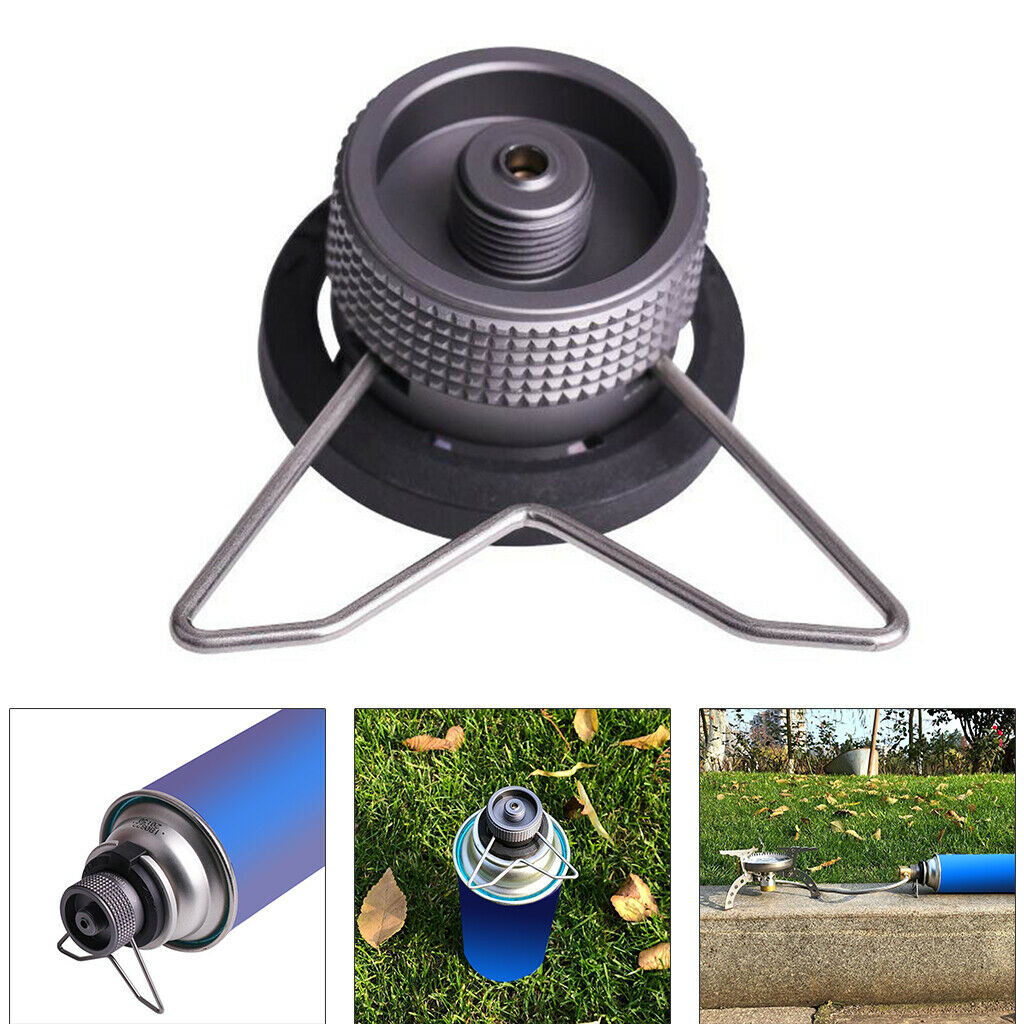 Outdoor Camping Gas Stove Adapter Coupler Picnic Burner Connectors Converter