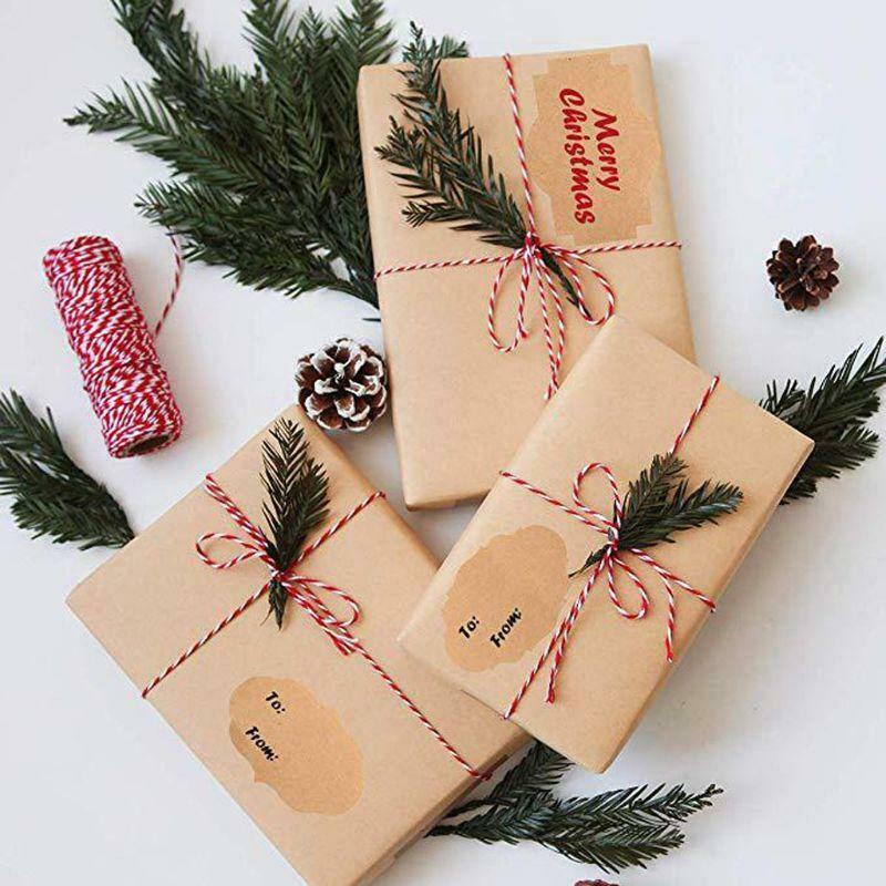 300pcs Mason Jar Glass Bottle Adhesive Labels Blank Natural Kraft Sealing For