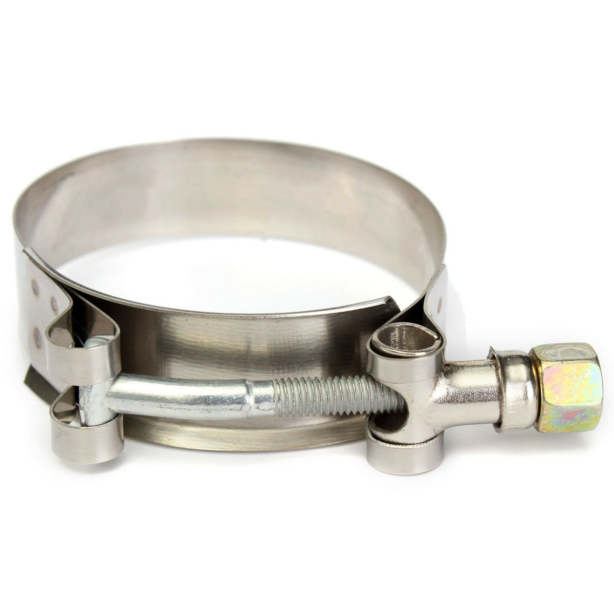 3" inch Turbo Pipe Silicone Hose Coupler T-Bolt Clamp Stainless Steel 76-100mm