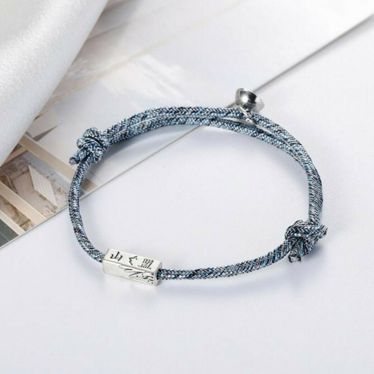 2pcs Attract Couples Bracelets Bracelet Rope Weaving Magnet Love Jewellery Gifts