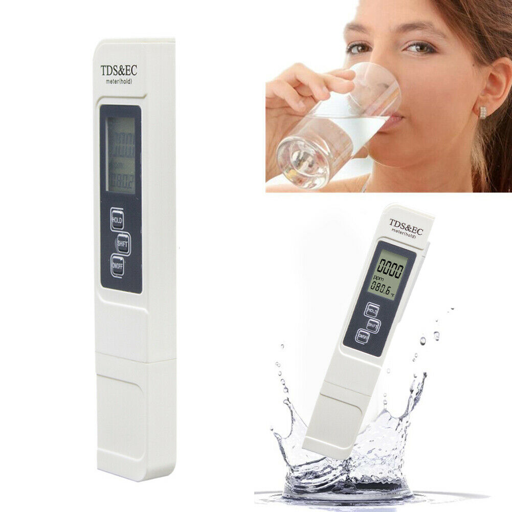 Digital TDS Water Quality Test Pen Aquarium Pool Hardness Purity Tester @