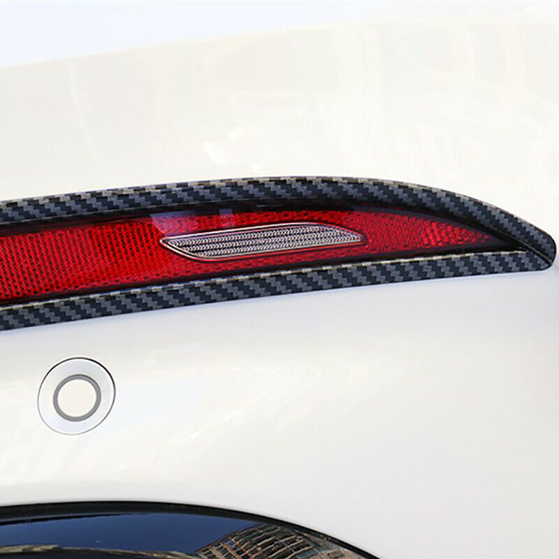 for MG 6 MG6 2020 2021 Carbon Fibre Car Rear Fog Light Lamp Decorative e Co9W3