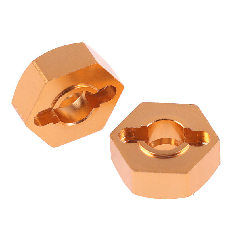 4Pcs 12mm Aluminum Wheel Hex Nut With Pins Drive Hubs 4P HSP 102042 1/.l8