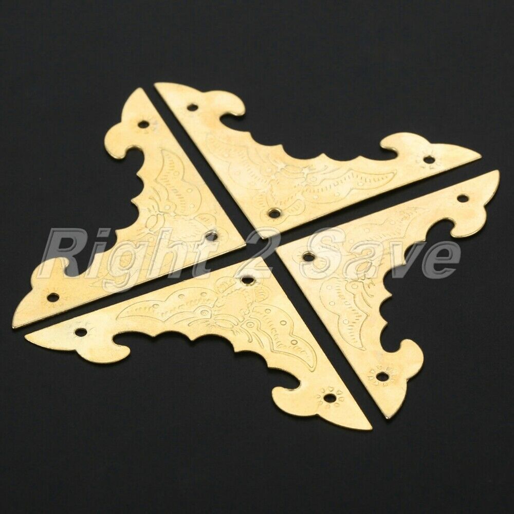 12x 40mm Jewelry Box Gift Wine Case Scrapbook Album Corner Protectors Decorative