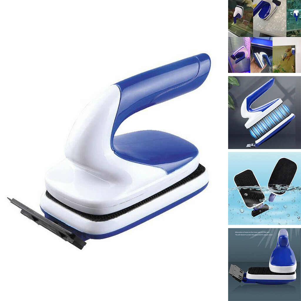 Magnetic Clean Brush Aquarium Fishes Glass Tank Algae Cleaner Scrubber Float