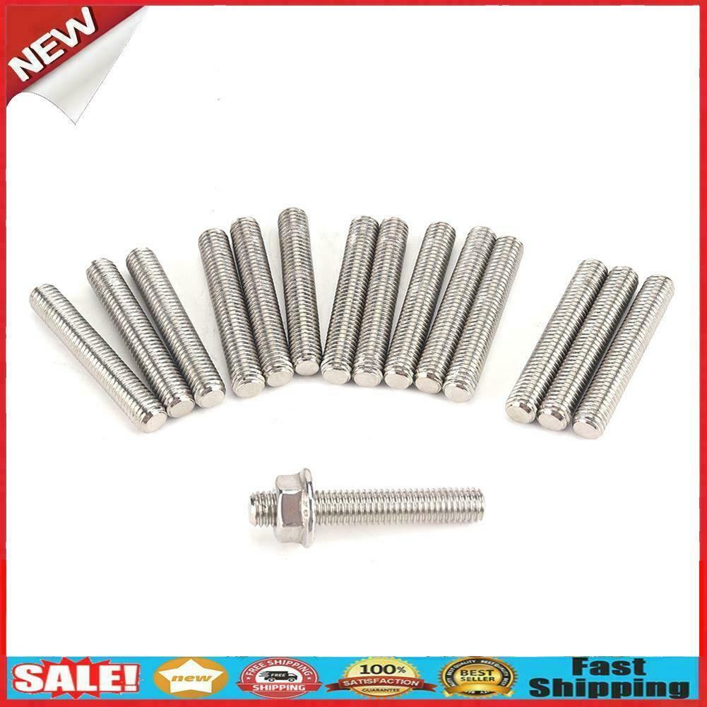 Stainless Steel Exhaust Manifold Stud Kit for Ford 4.6 5.4 Liter V8 Engine @