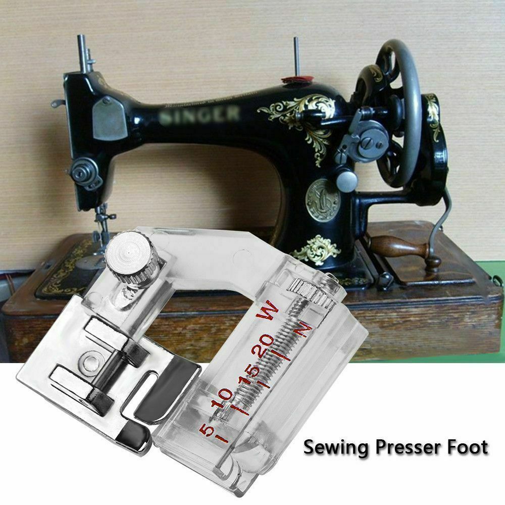 Adjustable Bias Binder Presser Foot Feet Attaching Crafts For Sewing Machine New
