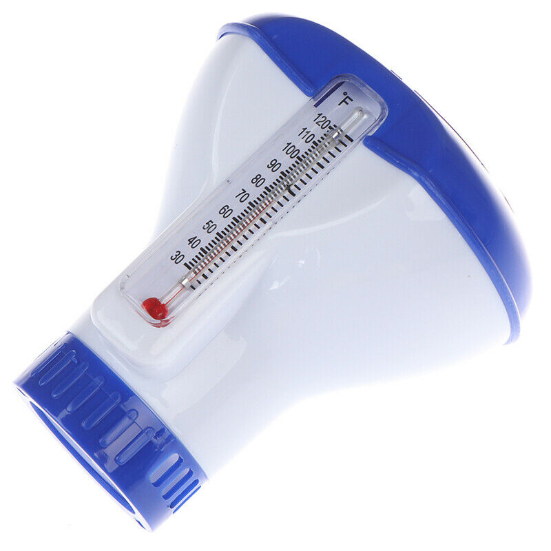 1pc 5 Inch Swimming Pool Floating Chemical Chlorine Dispenser with Thermo.l8