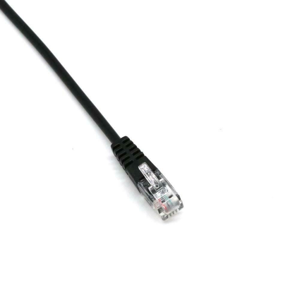 25cm Double 3.5mm to RJ9 Headphone Adapter Cable for Avaya Yealink