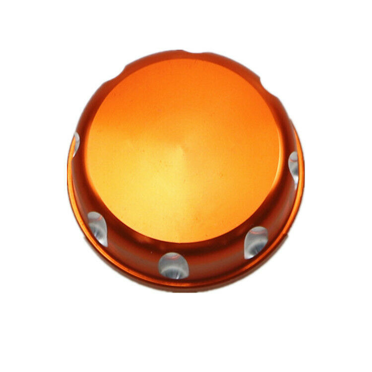 Coolant Reservoir Tank Radiator Aluminum Orange Lid For Kawasaki KLX250 Custom