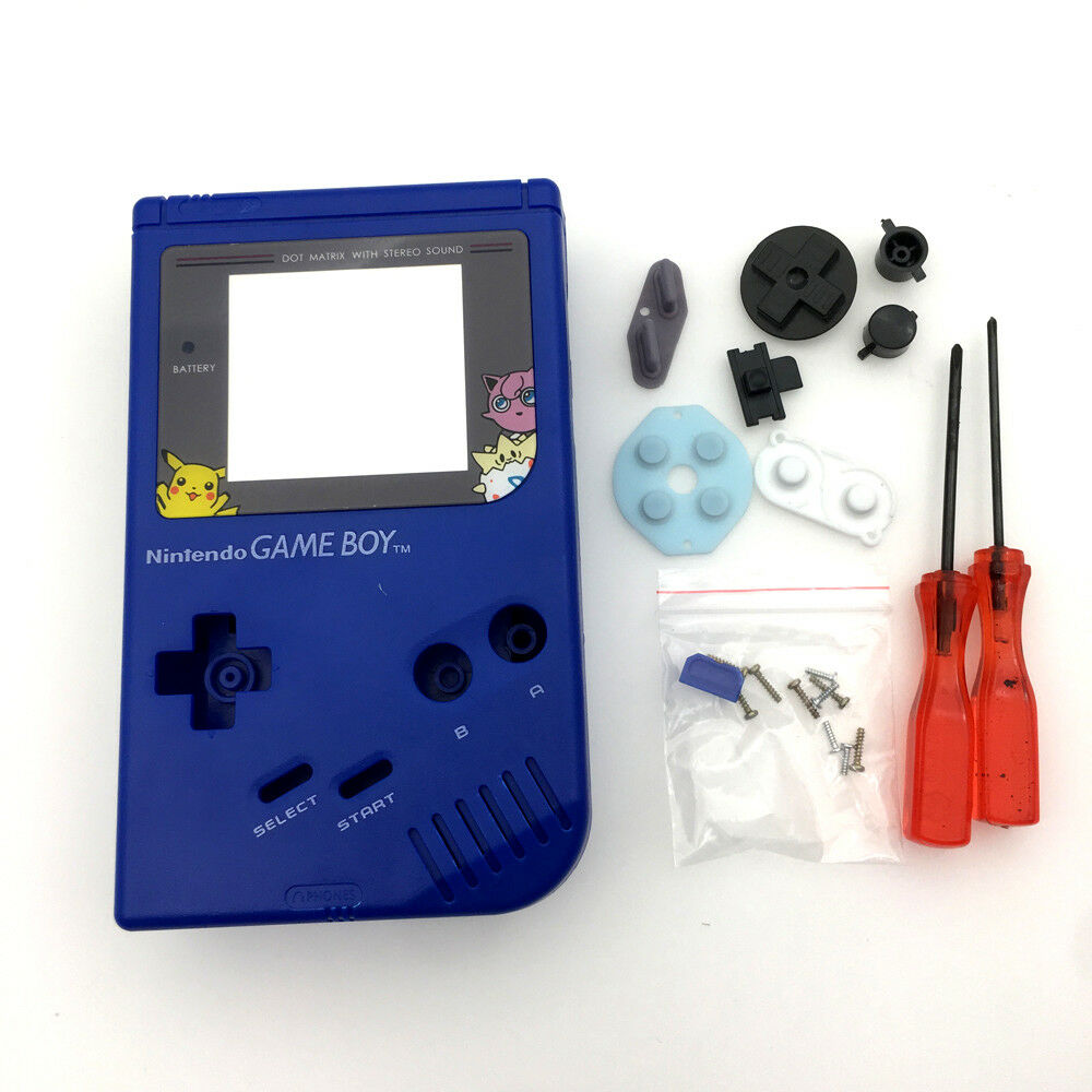 Blue For Gameboy Game Boy Classic DMG GBO Console Housing Shell Case cover