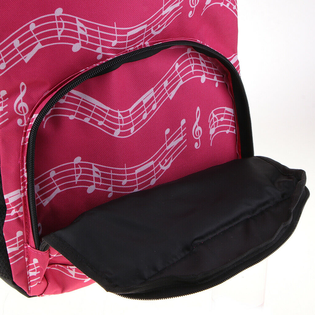 Waterproof Double Shoulder Strap Backpack School Student Bookbag Red