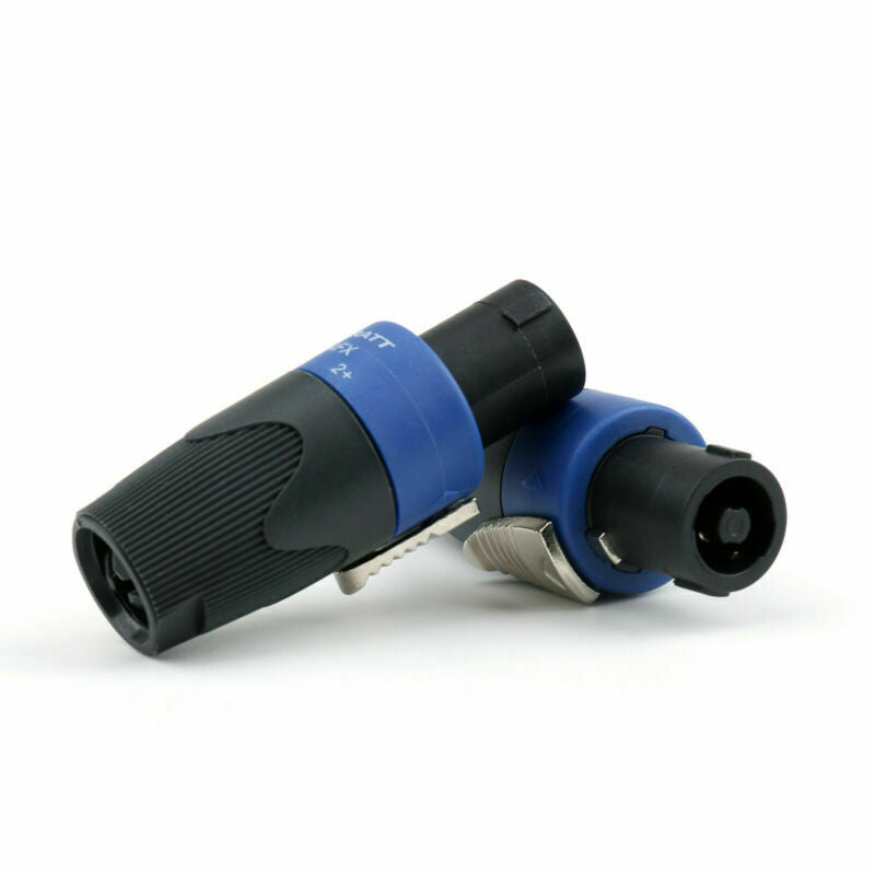 10 x Blue Speakon 4 Pin Male Plug Compatible Audio Cable Adapter Connector 001