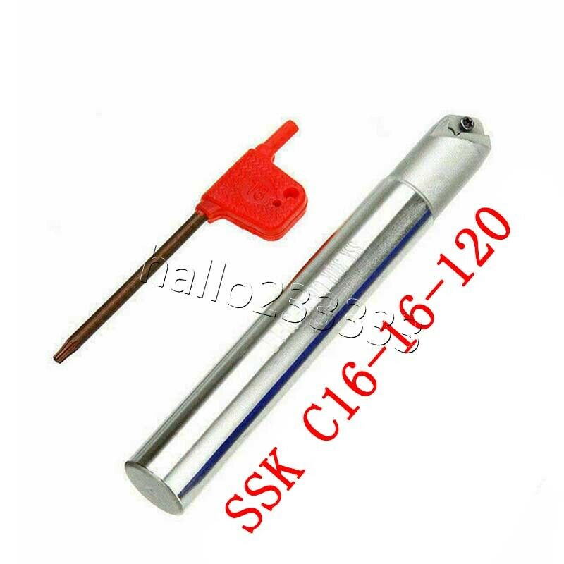 45° SSK C16-16-120 CNC Chamfering drill tool holder for APMT1135PDER inserts
