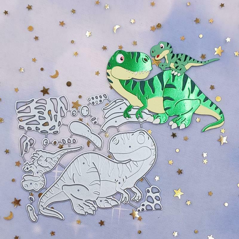 dinosaur Metal Cutting Dies Stencil DIY Scrapbooking Album Paper Card makingd