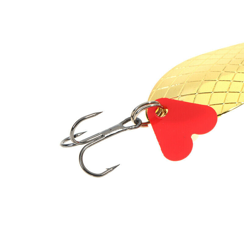 2pcs/lot Fishing Spoon Lure Set Hard Bait Spinner Fishing Lure Fishing Tackl KX