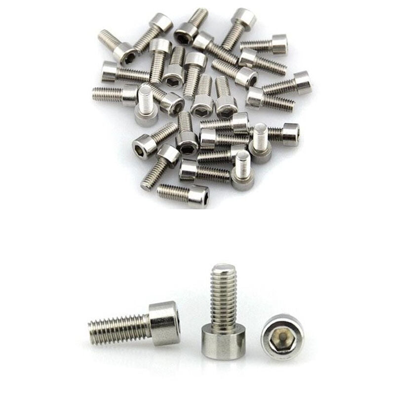 10pcs M5*16mm Water Bottle Cage Bolts Screws for Bike Cycling Bicycle