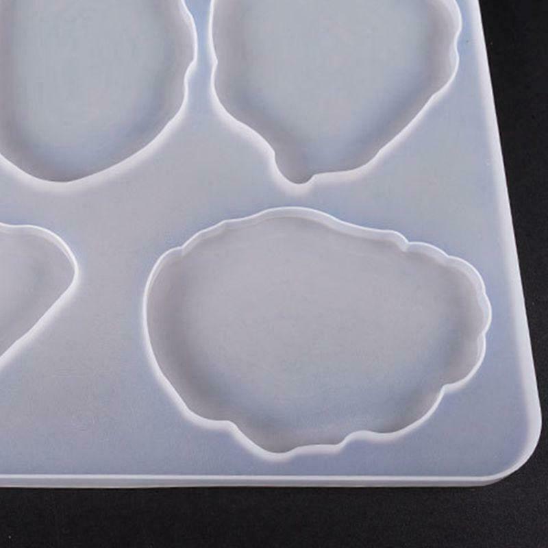 Large Table Decoration Mold Cup Mat Coaster Crystal Epoxy UV Glue Silicone Molds