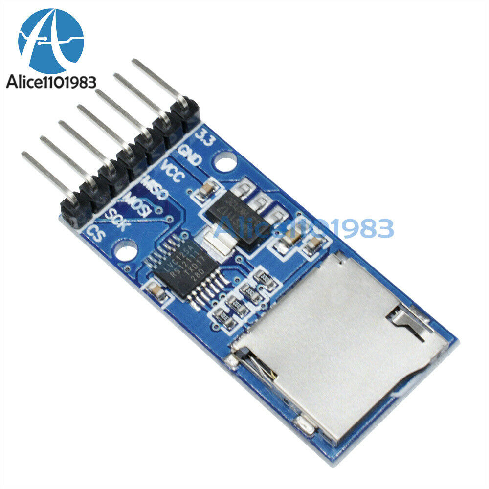 5PCS Micro SD TF Card Storage Memory Module SPI Level conversion For Arduino