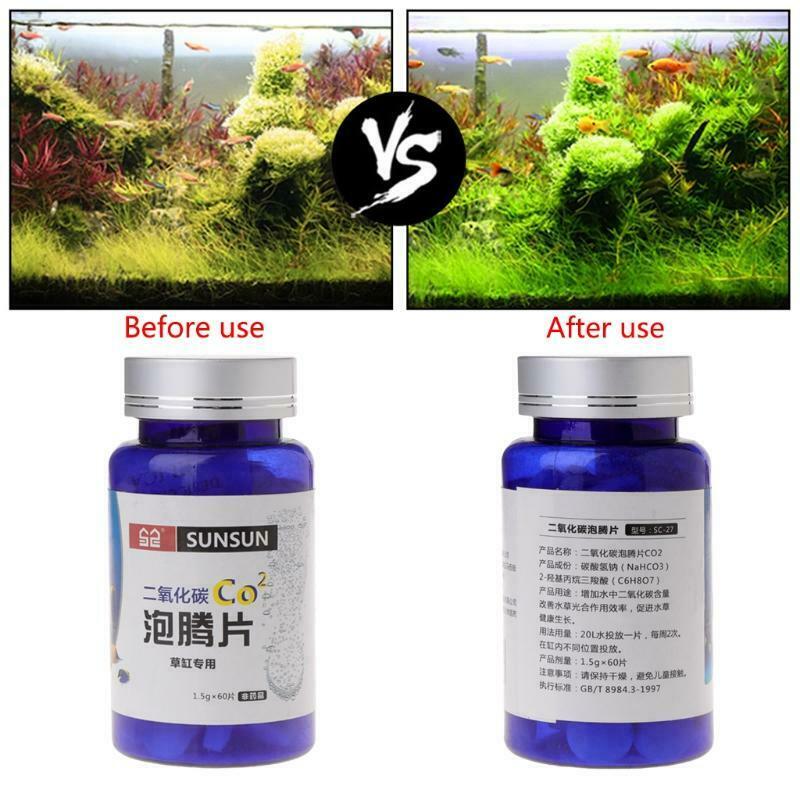 Aquarium CO2 Tablet Carbon Dioxide Fish Tank Diffuser Aquatic Plant Float Grass
