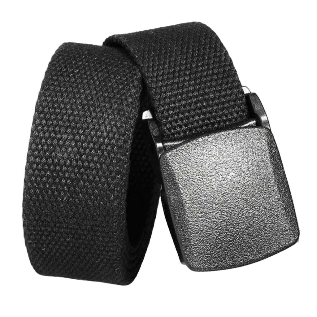 4pcs Men Women Heavy Duty Army Nylon Webbing Belt Travel Long Waistband