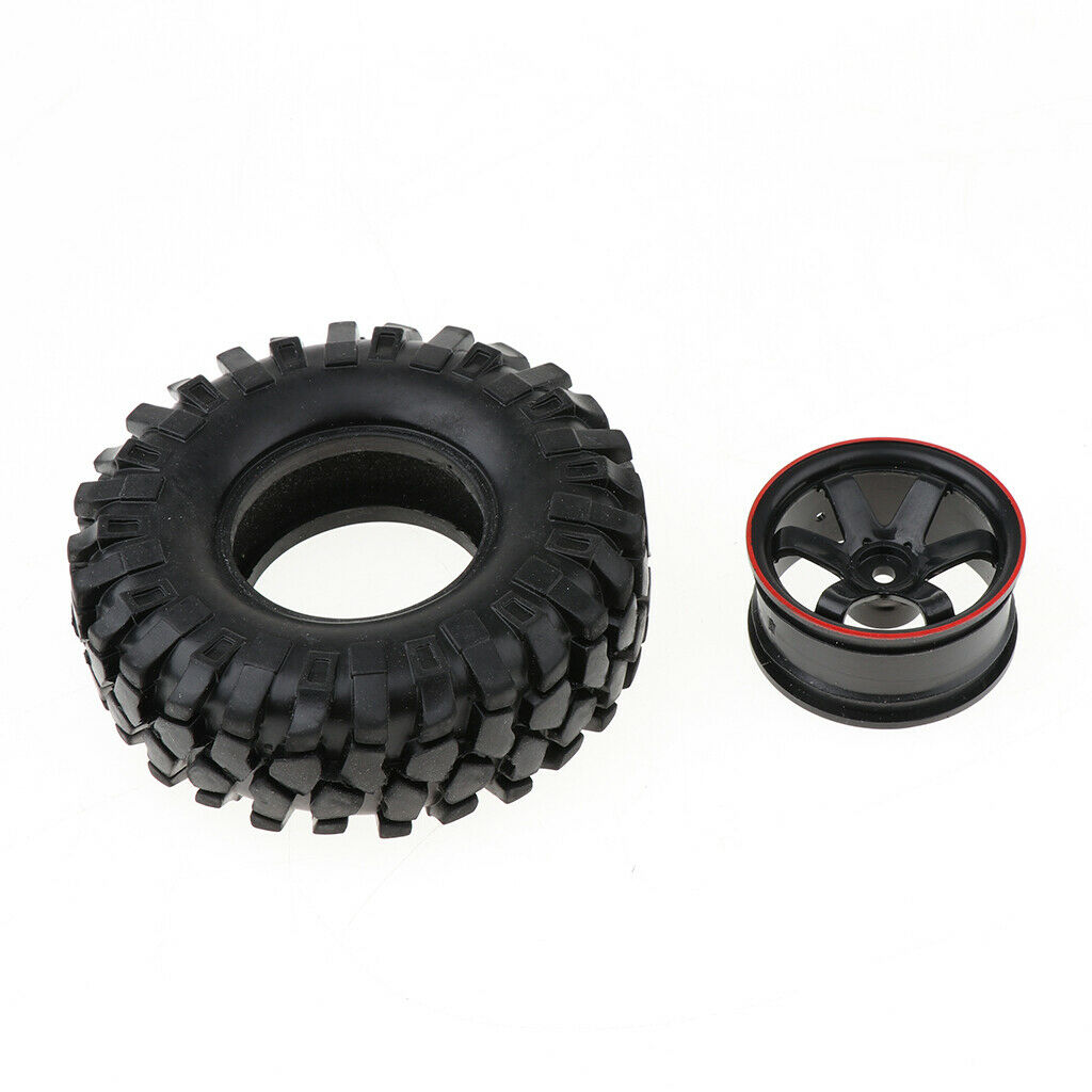 1/10 RC Electric 4WD Car Spare Parts 108mm Rubber Tires for