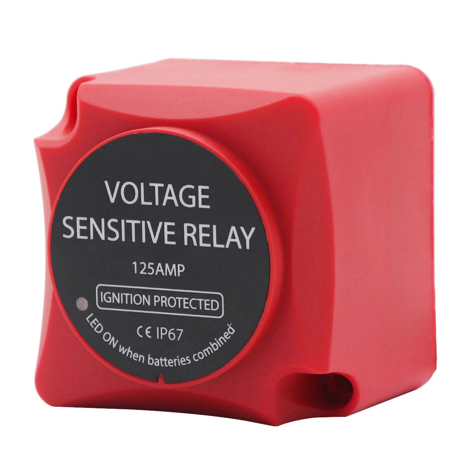 12V 125 Amp Dual Battery Smart Isolator Voltage Sensitive Split Charge Relay