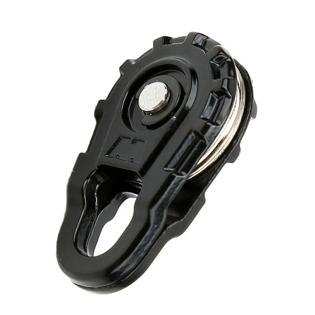2x Metal Winch Tow Rope Snatch Block Black 1/10 RC Car Vehicle Crawler Parts