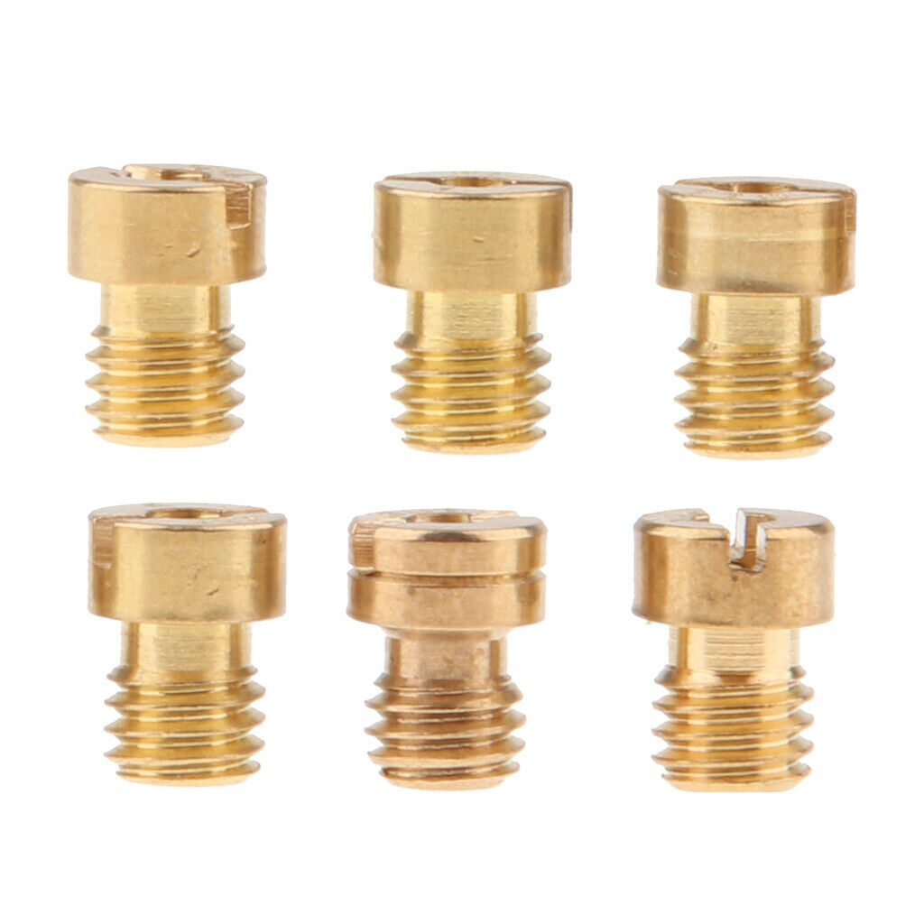6 Piece Carburetor Main Jet Kit for Pwk 105.108.110.112.115.118
