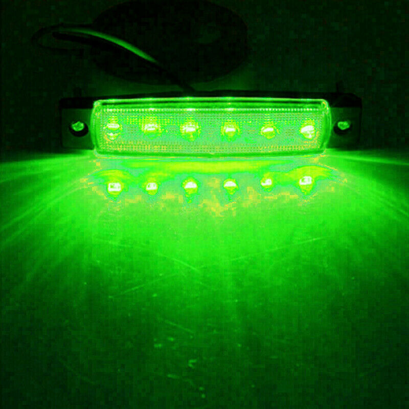 4Pcs Red Green Boat Navigation LED Lights Stern Lights Boats Starboard Light 1U6