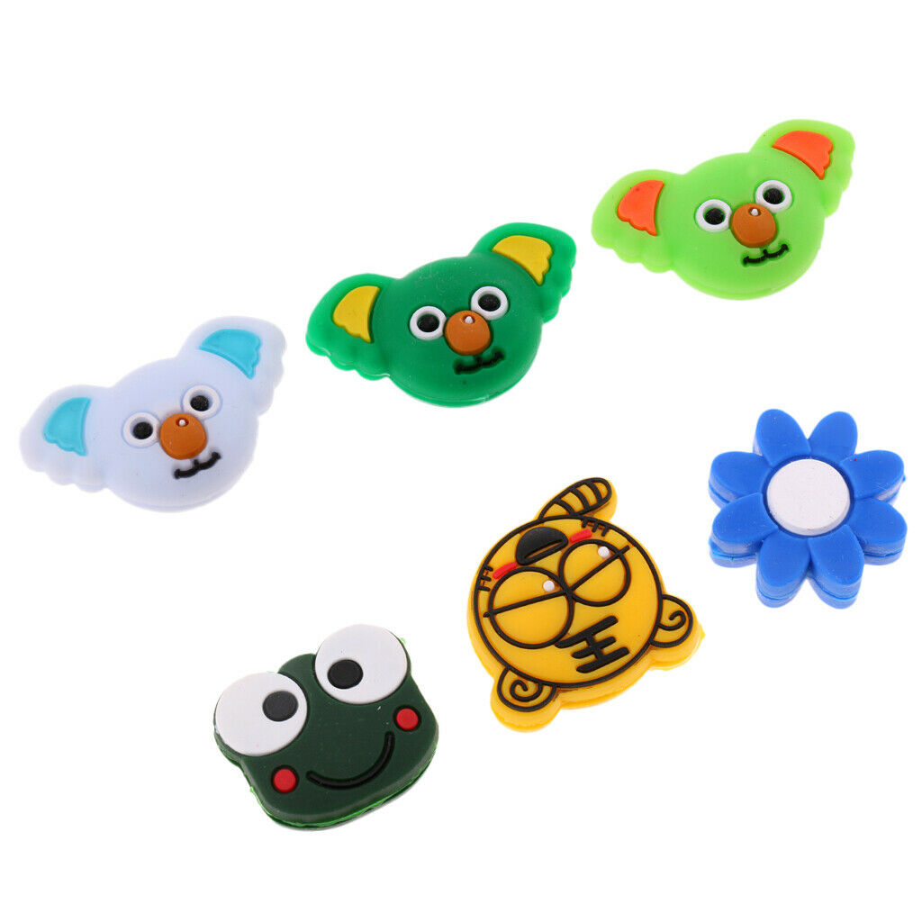6Pcs/lot Shock Vibration Dampener Absorber For Sports Tennis Racquet Racket