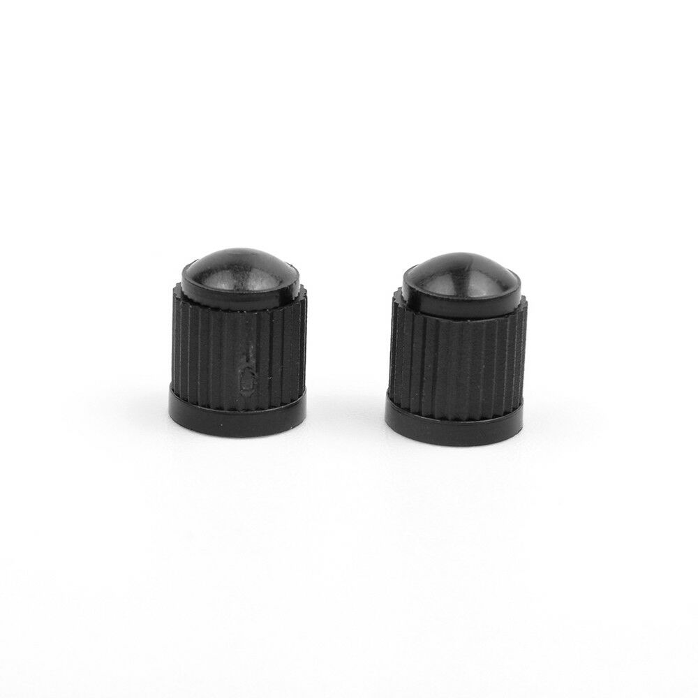 Lots 100Pcs Plastic Car Bike Motorcycle Truck Wheel Tire Valve Stem Caps Black