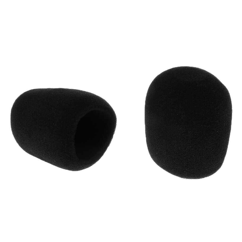 Microphone Slip Anti-Rolling Protection Ring Mic Ring + Black Mic Cover